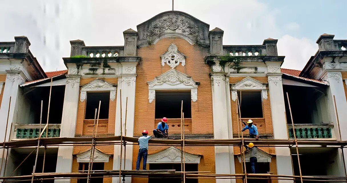ရန်ကုန် ကိုလိုနီ အဆောက်အအုံ ပြုပြင်ထိန်းသိမ်းရေး လုပ်ငန်း