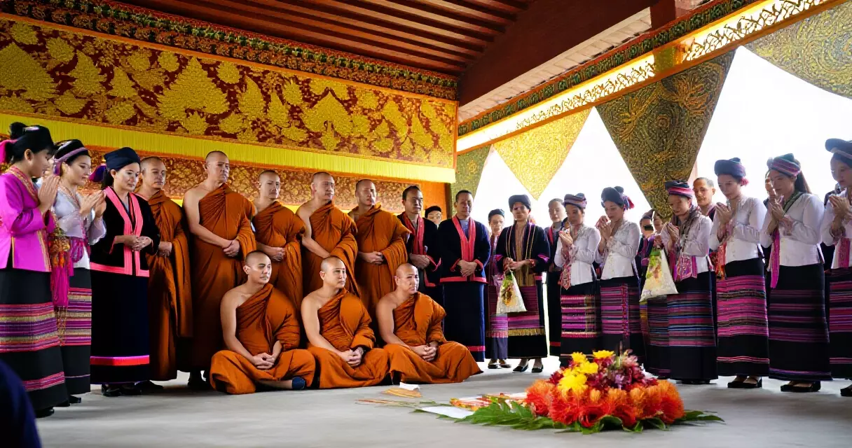 မွန်လူမျိုး ရိုးရာ ဘာသာရေး ပွဲတော် မော်လမြိုင်မြို့