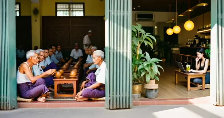 ရန်ကုန် လက်ဖက်ရည်ဆိုင် vs ကော်ဖီဆိုင် — ယဉ်ကျေးမှု နှိုင်းယှဉ်ချက် ၂၀၂၆
