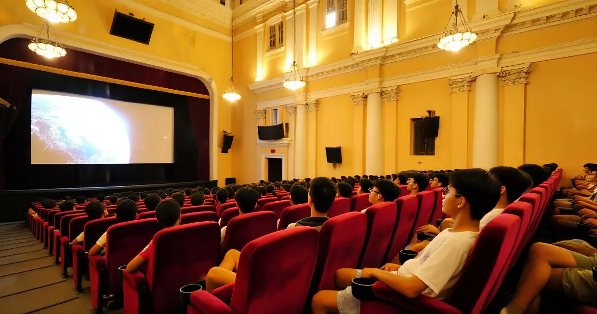ရန်ကုန် အမျိုးသား ရုပ်ရှင်ရုံတွင် 'Weekly Cinema, Shared Stories' ရုပ်ရှင် စီးရီး ဖွင့်လှစ် — တရုတ် အာကာသ မှတ်တမ်းတင်ကား ပထမဆုံး ကြည့်ရှု