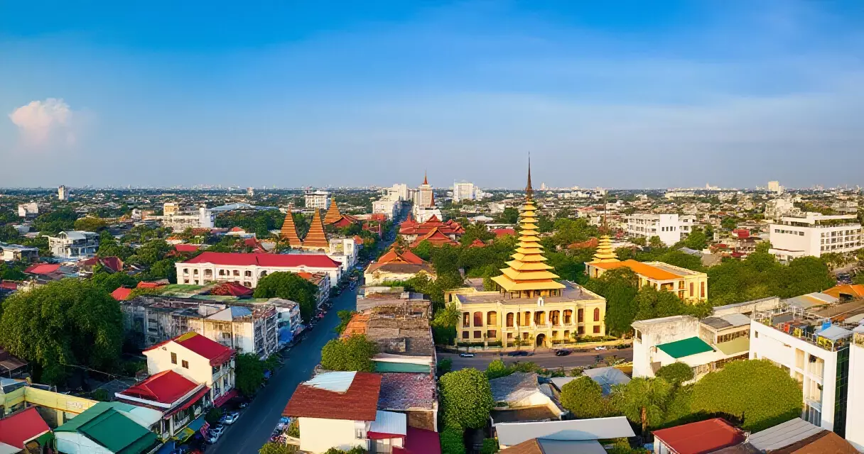 ရန်ကုန်မြို့ကြီး၏ လေကြောင်းမြင်ကွင်း - ကိုလိုနီ အဆောက်အအုံများနှင့် စေတီတော်များ