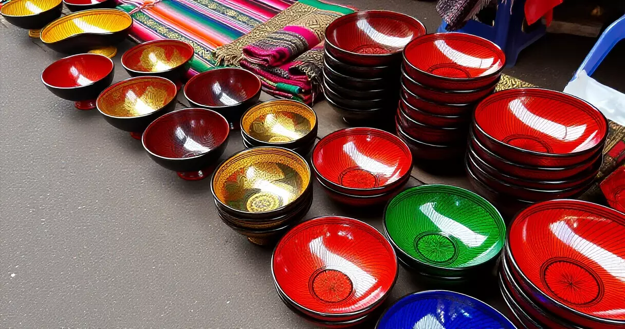 ရန်ကုန် ဈေးဆိုင်ခန်းတွင် ခင်းကျင်းပြသထားသော ယွန်းထည်နှင့် ကန့်လန့်ကာ လက်မှုပစ္စည်းများ