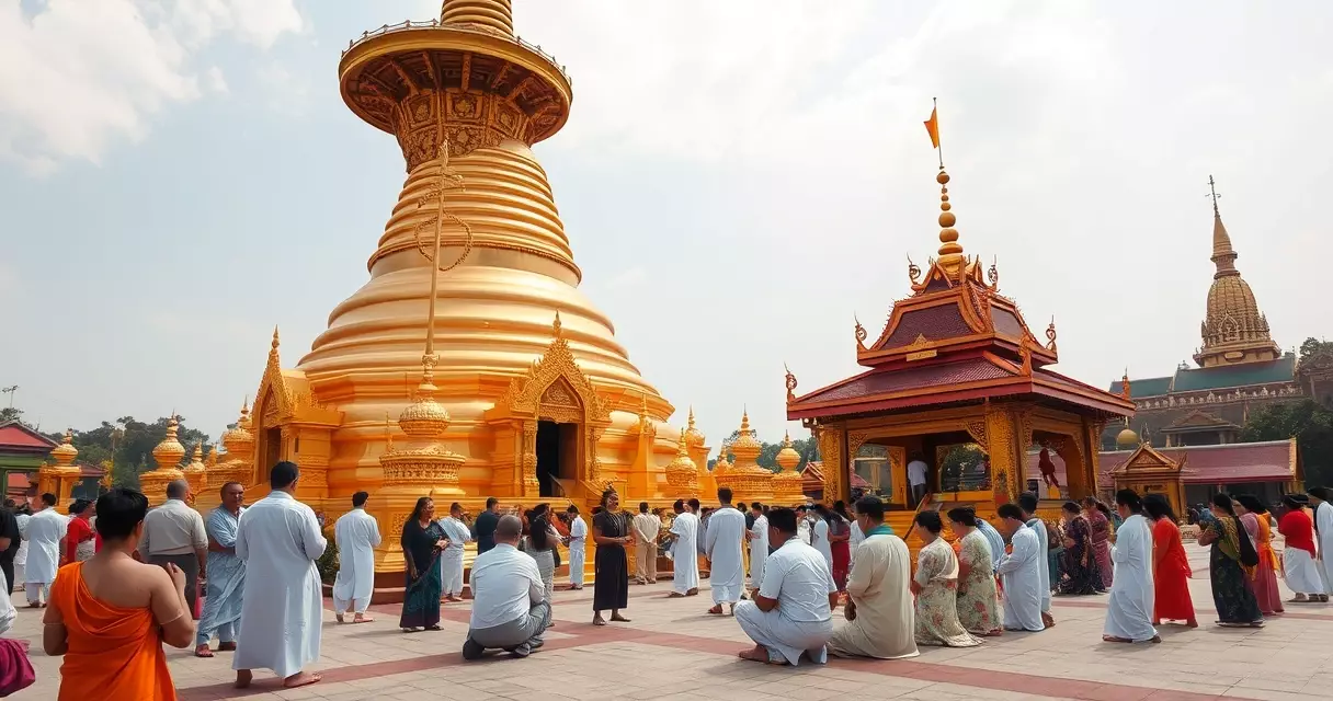ဂြိုလ်ခုနစ်မျိုး ကိုးကွယ်ရာနေရာ ဘုရားဖူးသူများ