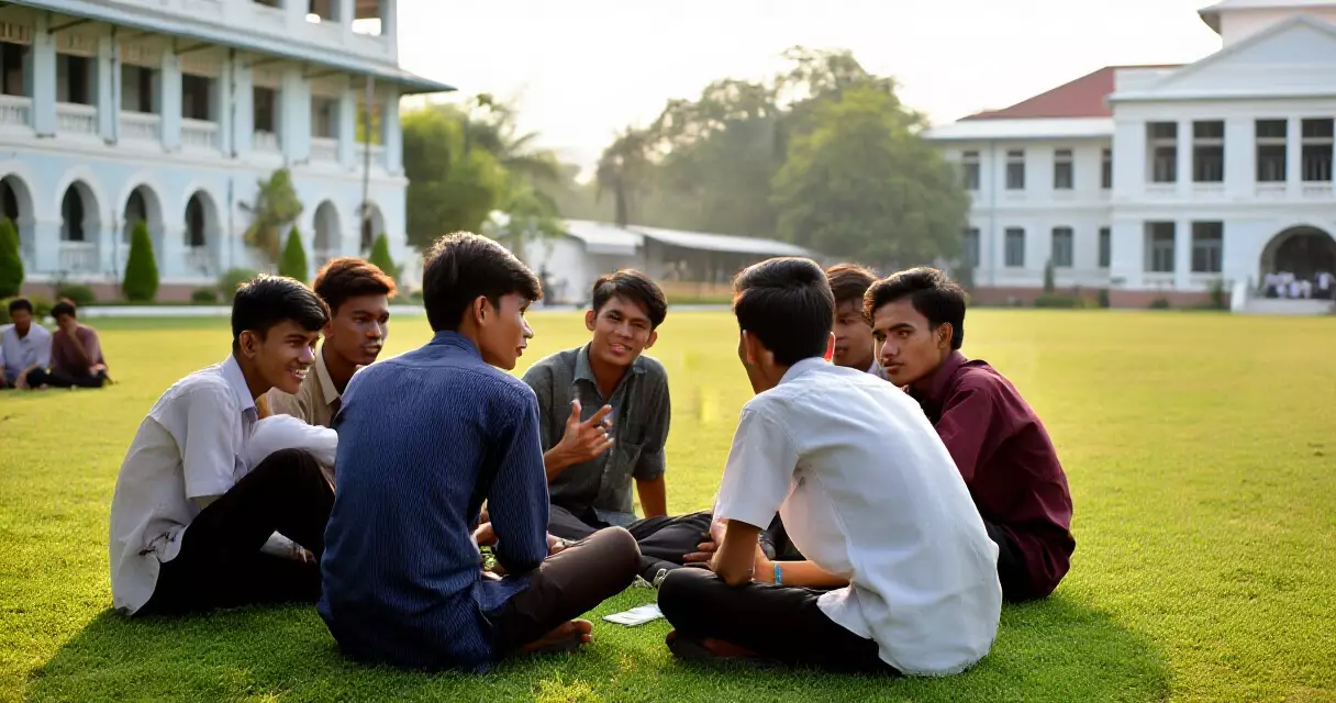 ရန်ကုန်တက္ကသိုလ်တွင် တရုတ်-မြန်မာ လူငယ်များ ယဉ်ကျေးမှုဖလှယ်ပွဲ