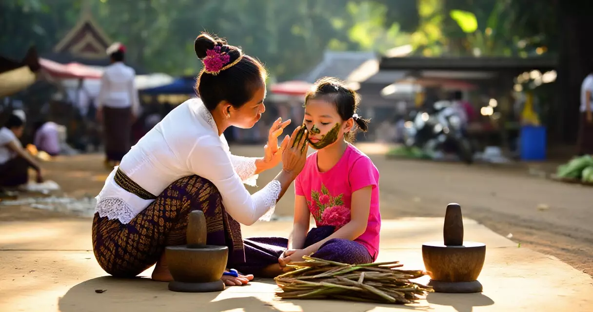 မြန်မာ ရိုးရာ သနပ်ခါး ထုပ်ခတ်ခြင်း ဓလေ့ UNESCO အမွေအနှစ်