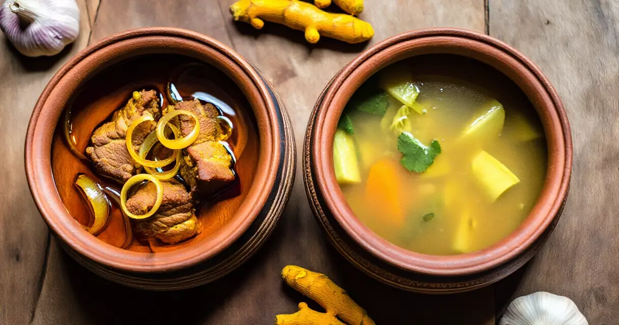မြန်မာ ကြော်ဆီဟင်း နှင့် ရေဟင်း — ချက်ပြုတ်နည်း၊ အာဟာရ နှင့် နှိုင်းယှဉ်ချက်