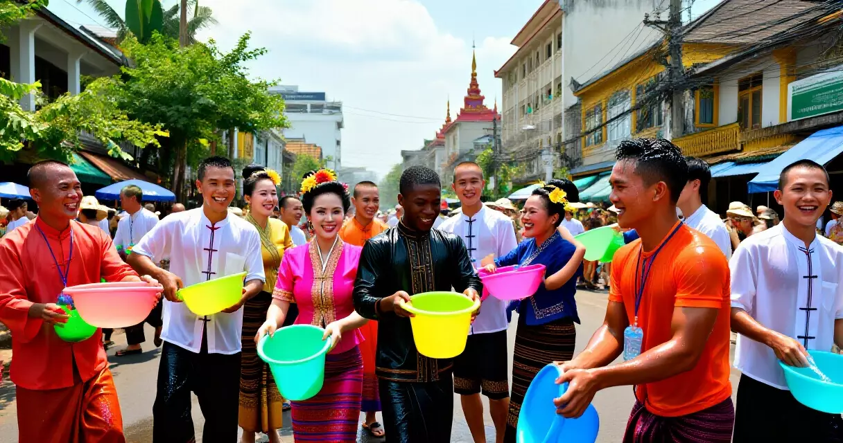 ရန်ကုန်မြို့ သင်္ကြန်ပွဲ တိုင်းရင်းသားလူမျိုးများ ဝမ်းမြောက်မှု