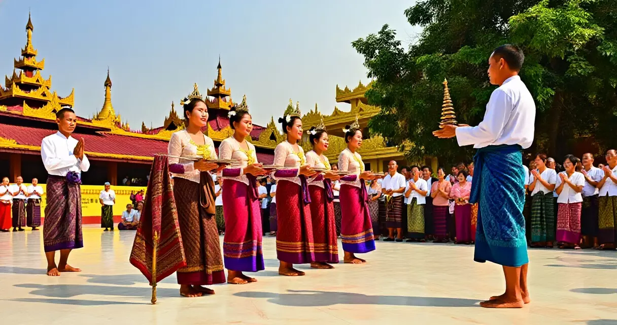 ရန်ကုန်တွင် ဗမာ ရိုးရာ ဘာသာရေး ပွဲတော် ကျင်းပပုံ