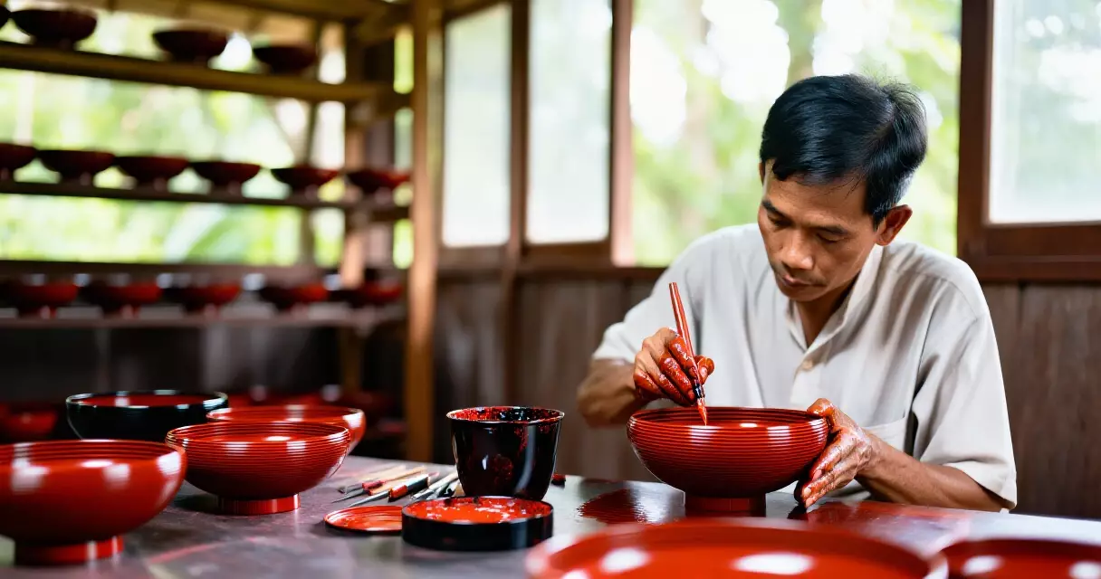ရန်ကုန်တွင် ရိုးရာ ယွန်းထည် ပညာ လုပ်ကိုင်နေသော ပညာရှင်