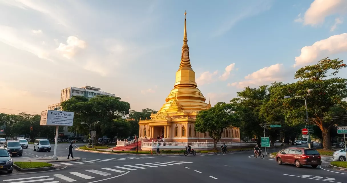 ရန်ကုန်မြို့လယ် လမ်းဆုံအလယ်ရှိ ရှစ်ထောင့်ပုံ ဆူးလေဘုရား
